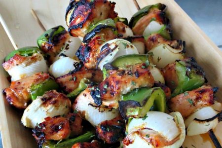 Grilled Teriyaki Chicken Kebabs