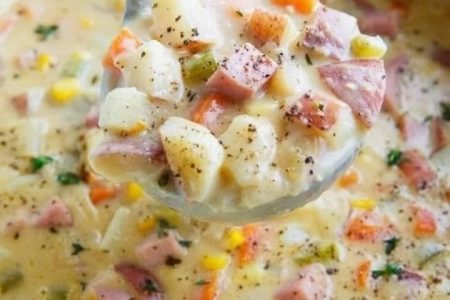 Smoked Ham, Potato & Corn Chowder