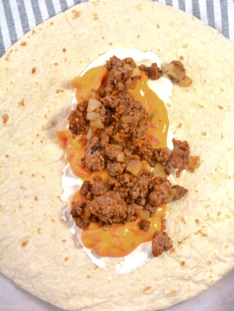 Nacho Cheese Beef Wrap Easy Recipes