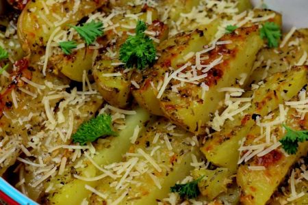 Greek Style Roasted Lemon Butter Potatoes