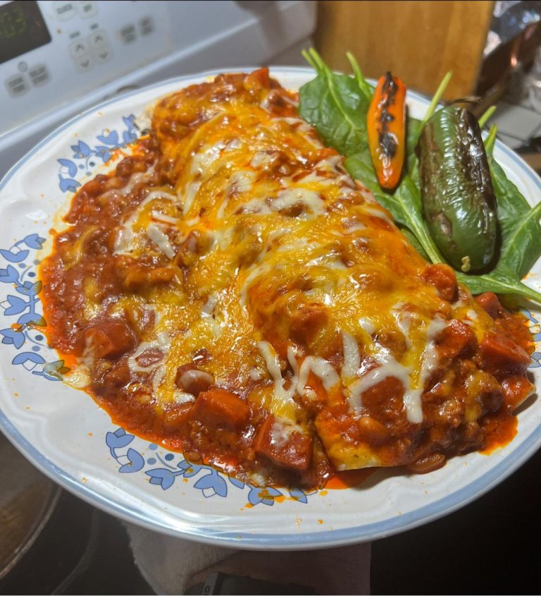 Beef and Bean Burritos Smothered with Red Chile Chimayo Easy Recipes