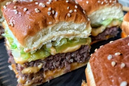 Mini Big Mac Cheeseburgers